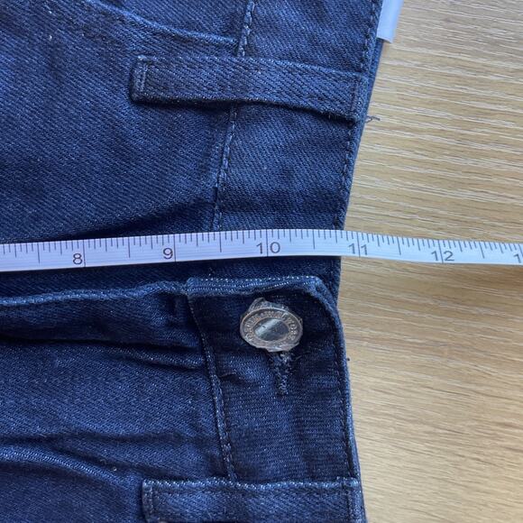 NWT WeWoreWhat x Revolve Dad Jeans Womens Size 27 Dark Blue Raw Hem Relaxed Fit - Picture 6 of 9